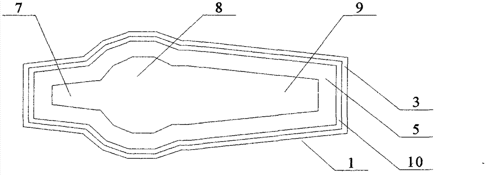 Intermediate-frequency induction furnace for solar energy polysilicon purification by metallurgy method and polysilicon purification method