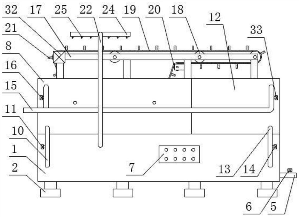 Lamp shell cleaning device for projection lamp production and cleaning process thereof