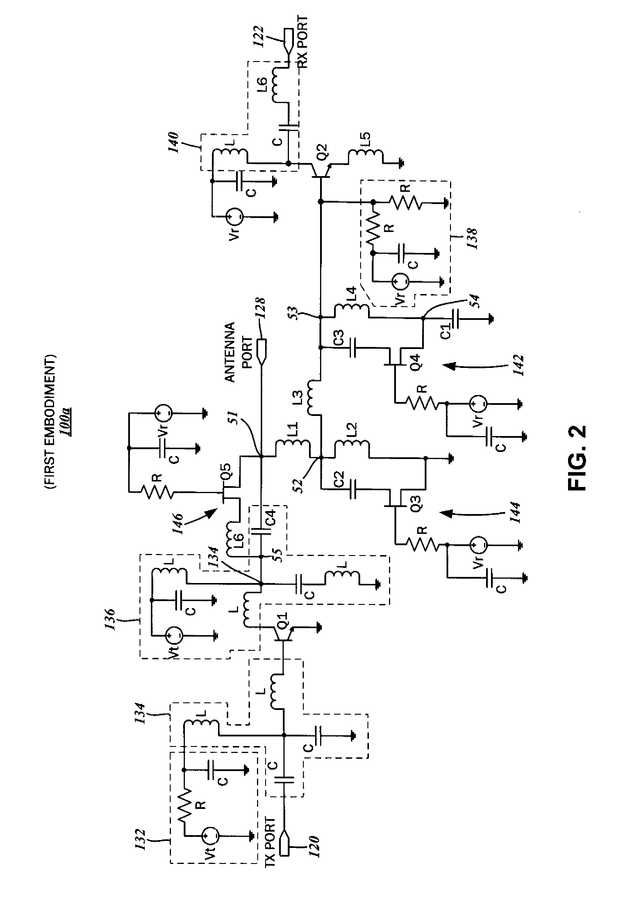 Increased receive sensitivity radio frequency front end integrated circuits