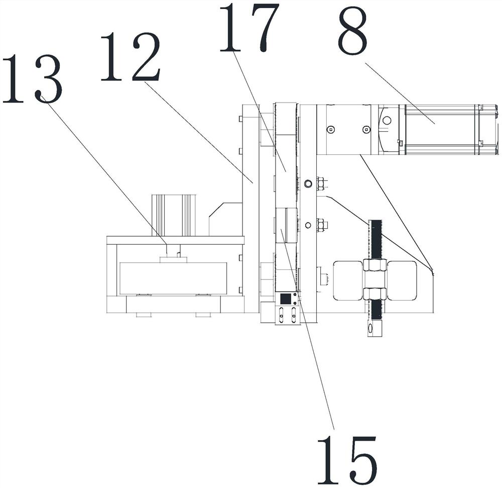 Novel feeding assembly of full-automatic anaerobic glue injection machine