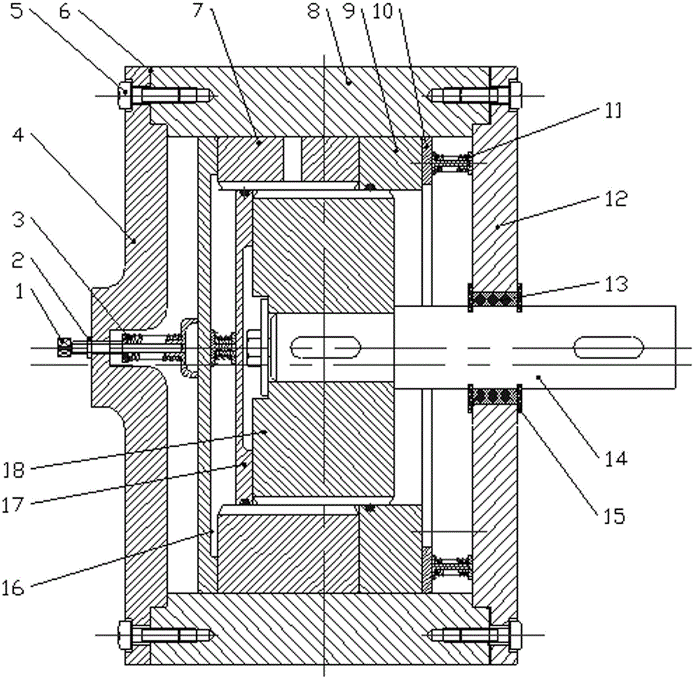 Variable-displacement cycloid rotor pump