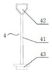 Granular fertilizer distribution device