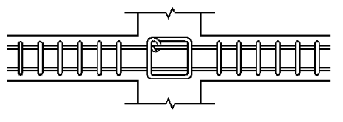 Spiral sheer reinforcement and bar arrangement of slab steel bars using same