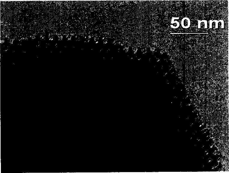 Molecular sieve catalyst containing pores in tungsten media utilized for synthesizing glutaraldehyde and its preparation method