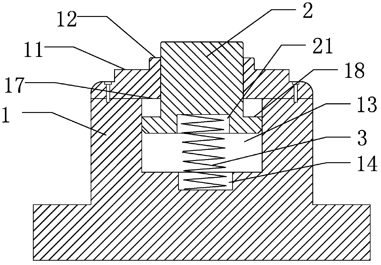 Telescopic ultrasonic welding fixture base and ultrasonic welding fixture