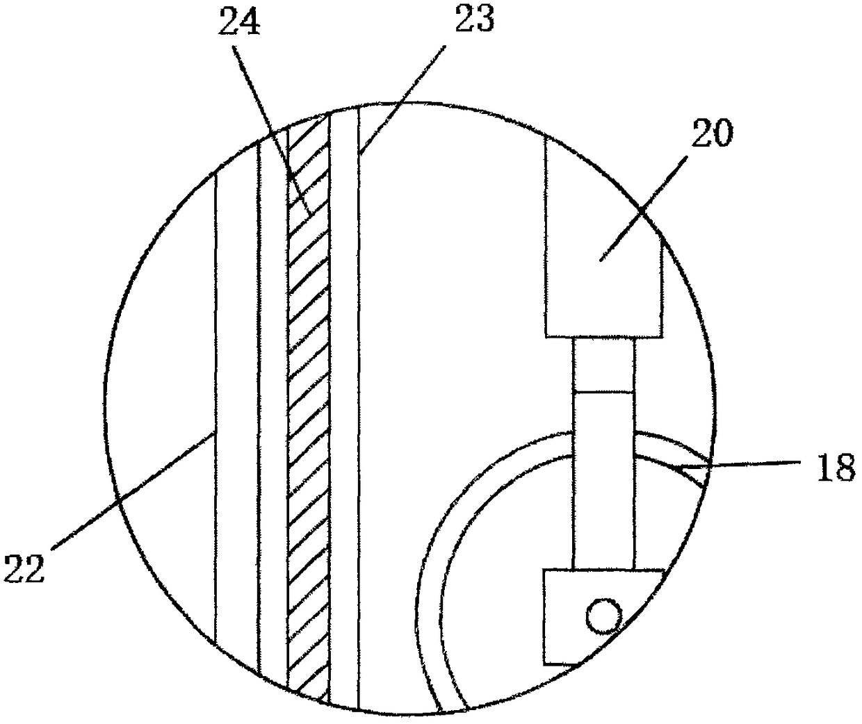 Electroless copper plating device with cleaning unit