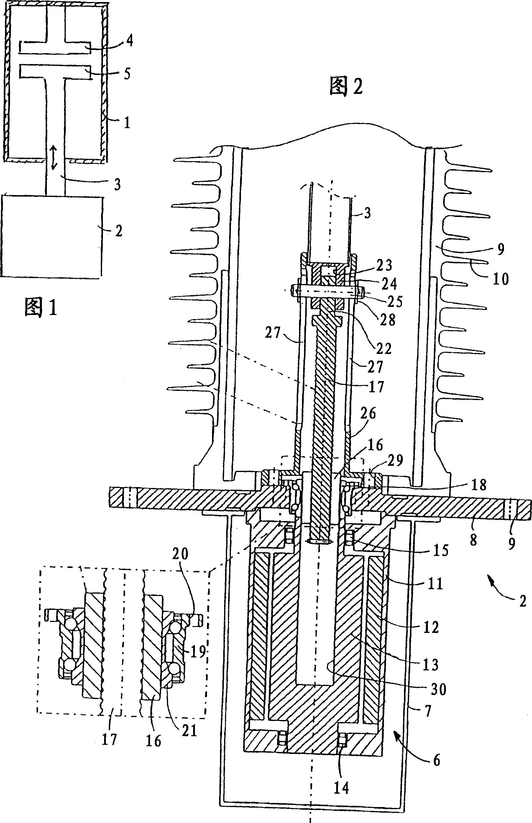 Electric circuit breaker, as well as plant, use and method where such is used