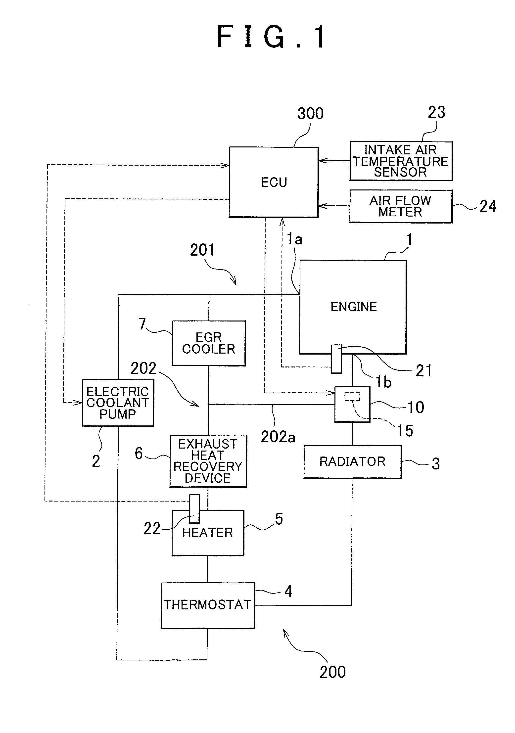 Abnormality determination apparatus and abnormality determination method for coolant temperature sensor, and engine cooling system