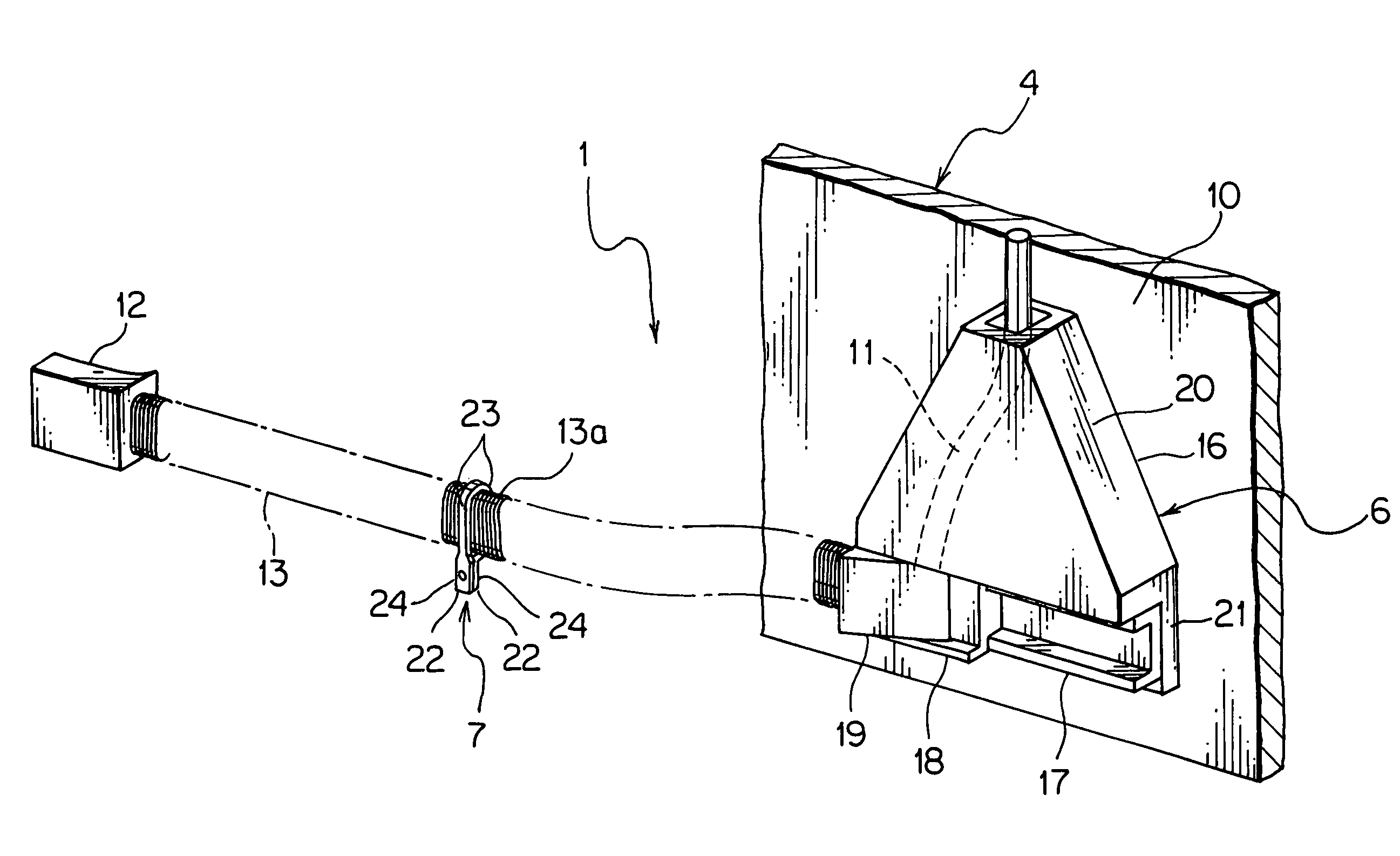 Power supply apparatus for sliding structure