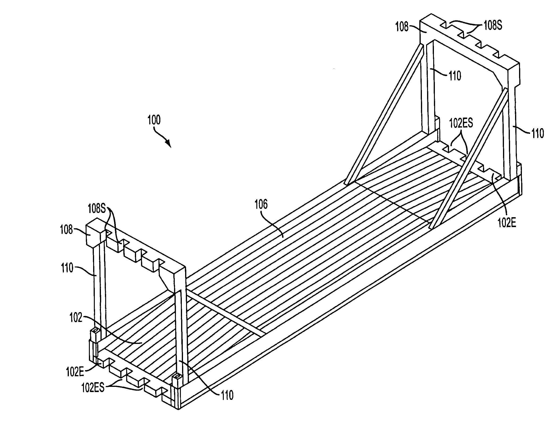 Roll on/roll off ramp-deck transport platform