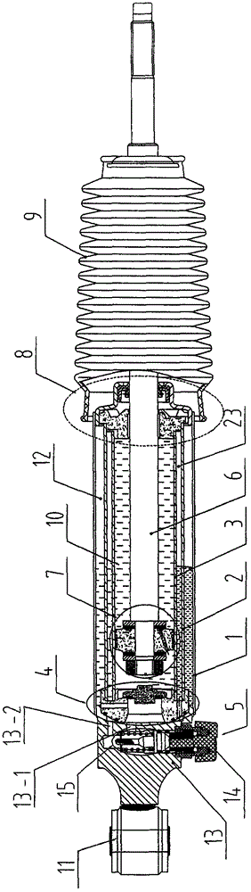 Bidirectional adjustable shock absorber