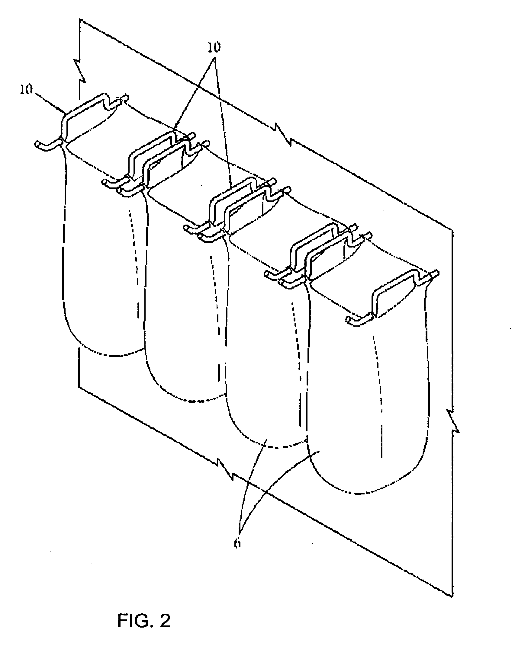 Hanger unit and collecting box with it