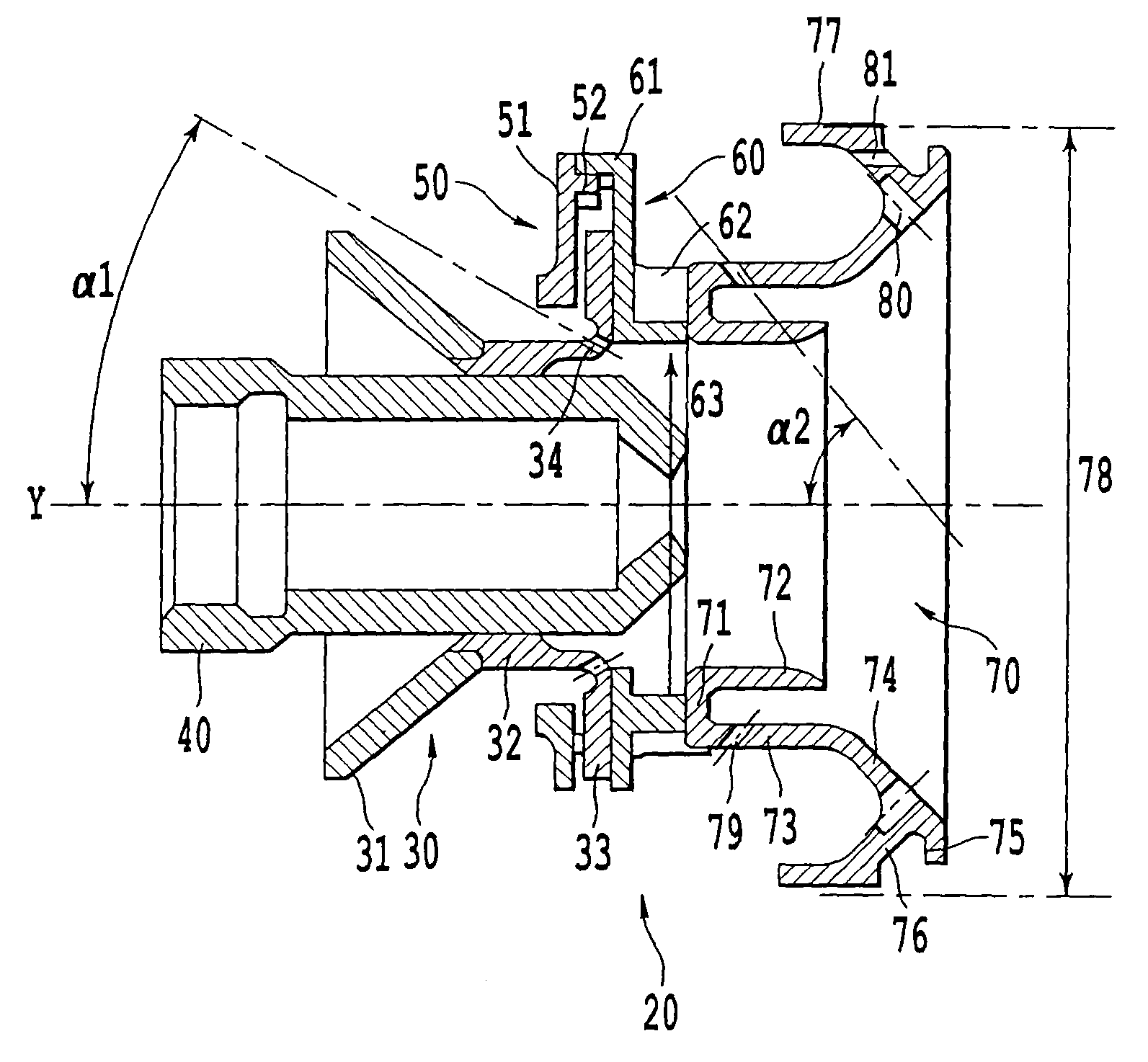 Device for injecting a mixture of air and fuel, and combustion chamber and turbomachine provided with such a device