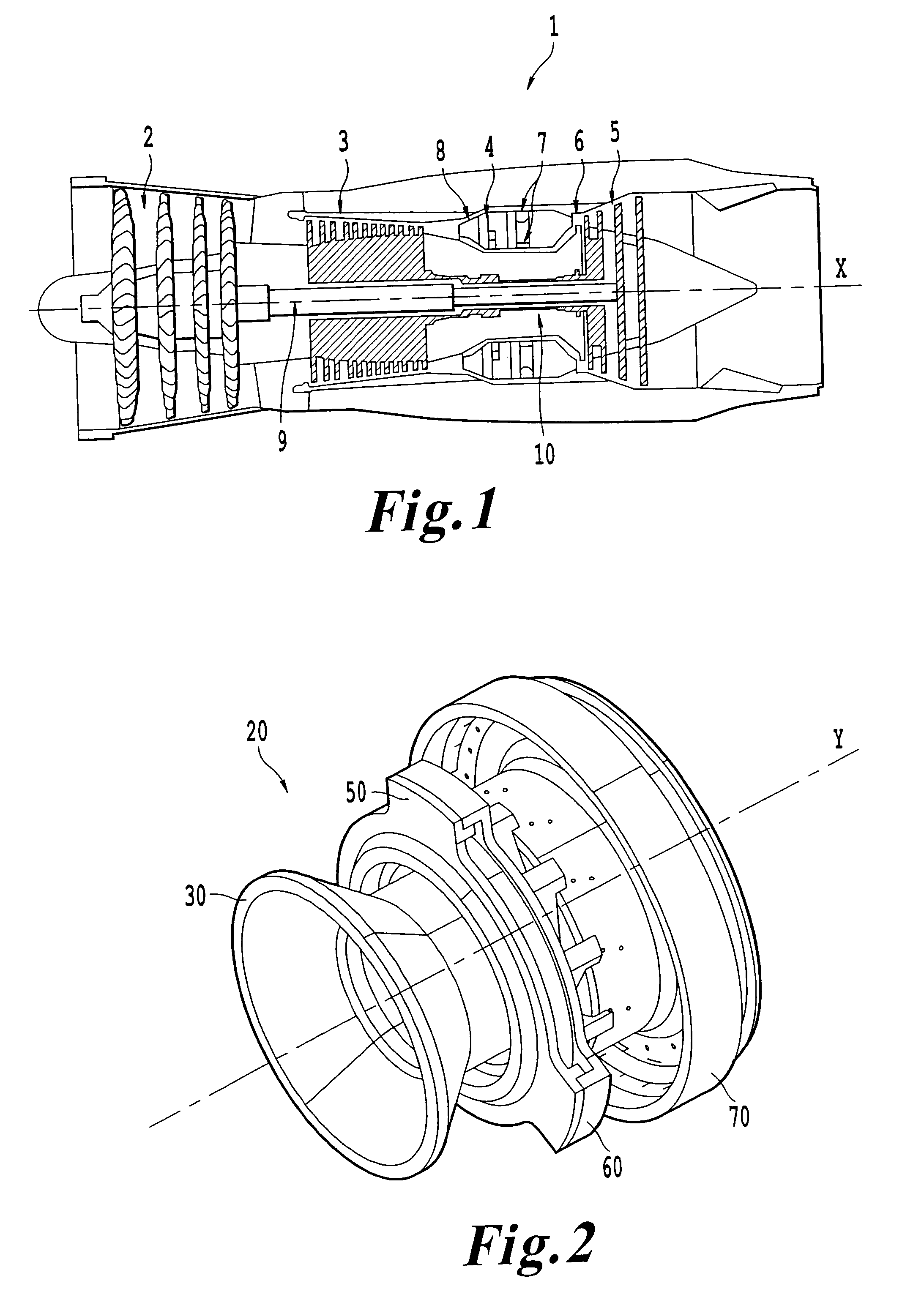 Device for injecting a mixture of air and fuel, and combustion chamber and turbomachine provided with such a device