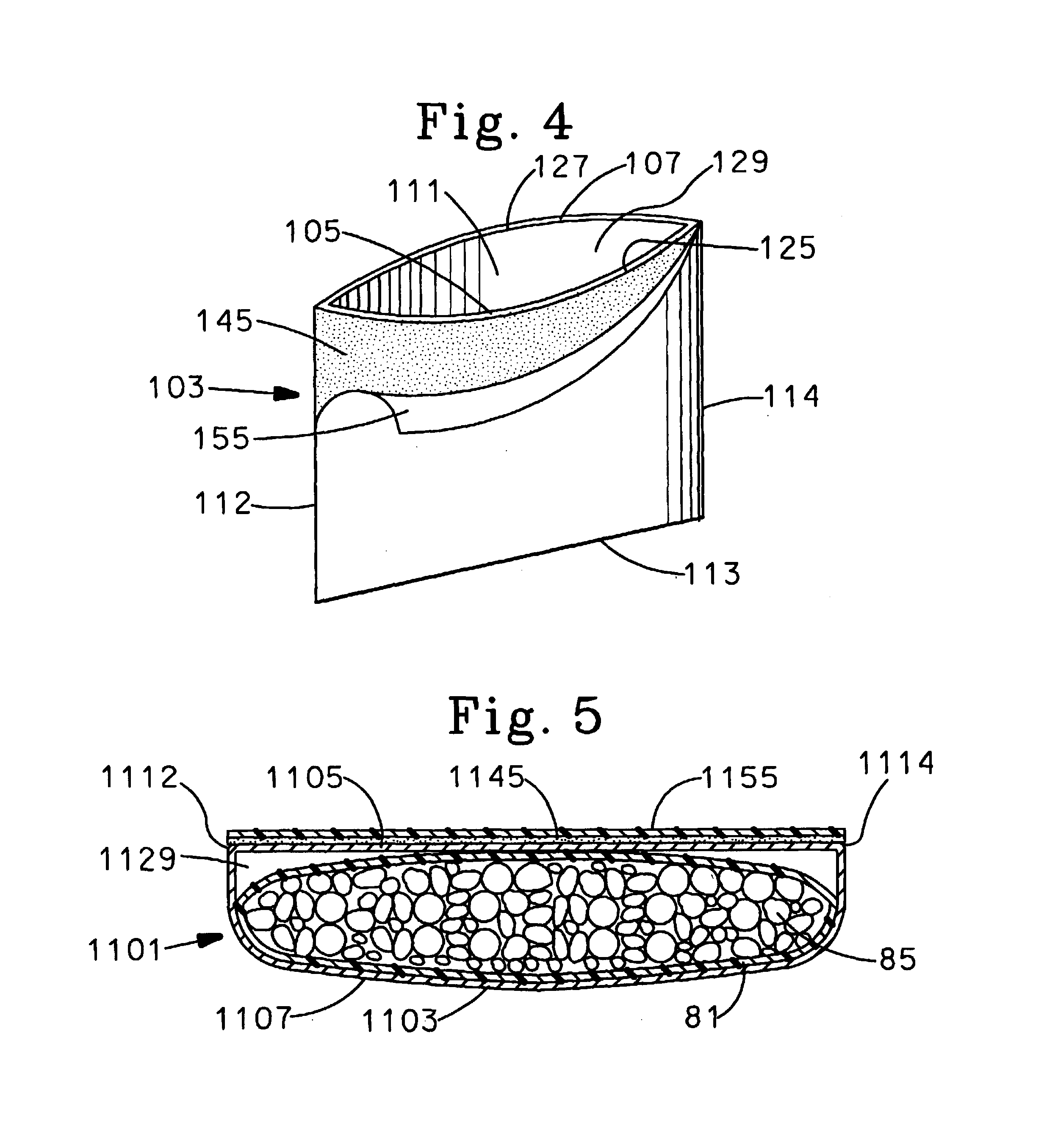 Adhesive ice bag device