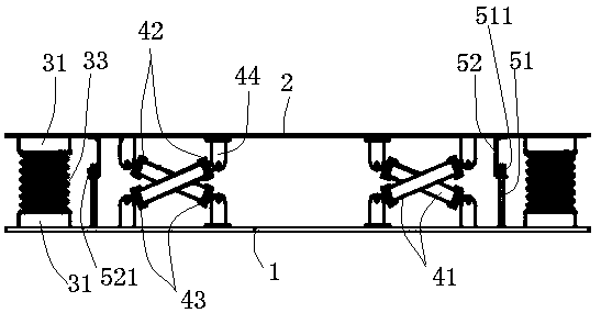 Buckling beam quasi-zero rigidity vibration isolator