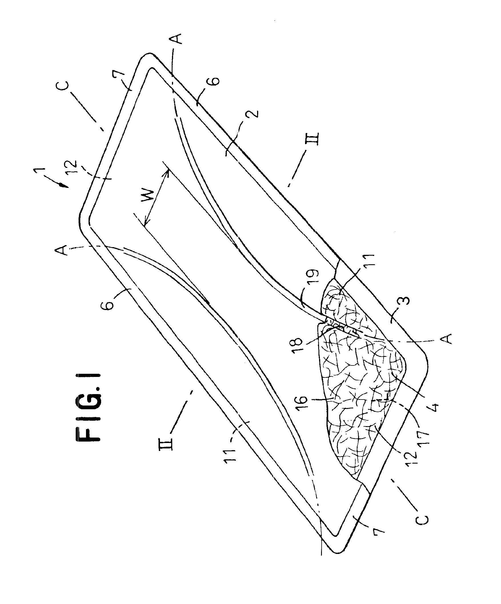 Disposable body fluid absorbent article having longitudinal side groove