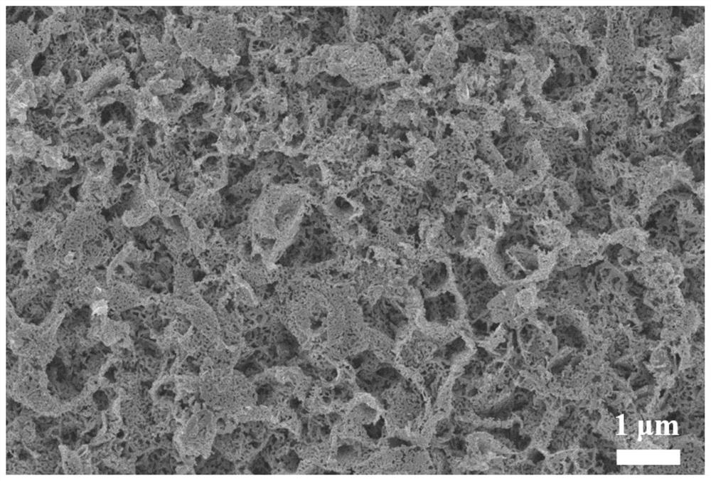 Porous silver loaded on copper-based carrier in situ as well as preparation method and application of porous silver