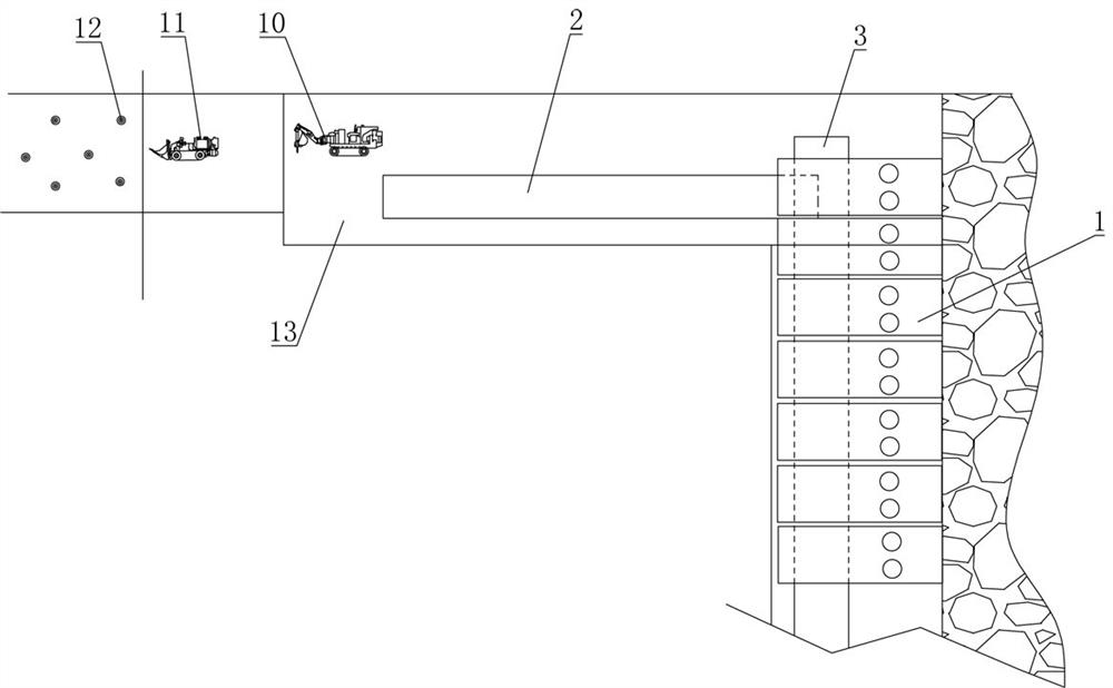 A method for the expansion and support of return airway in soft rock working face of coal mine