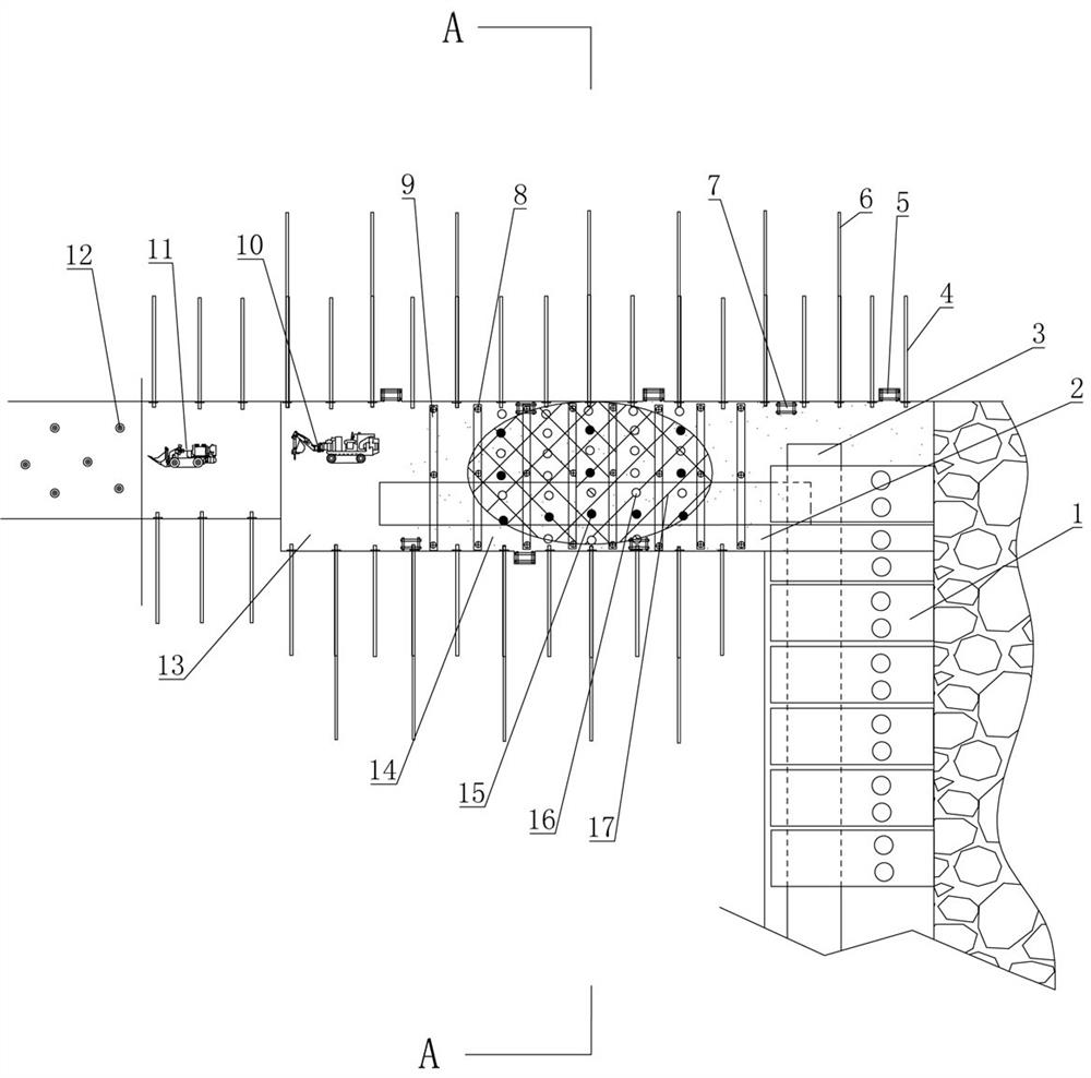 A method for the expansion and support of return airway in soft rock working face of coal mine