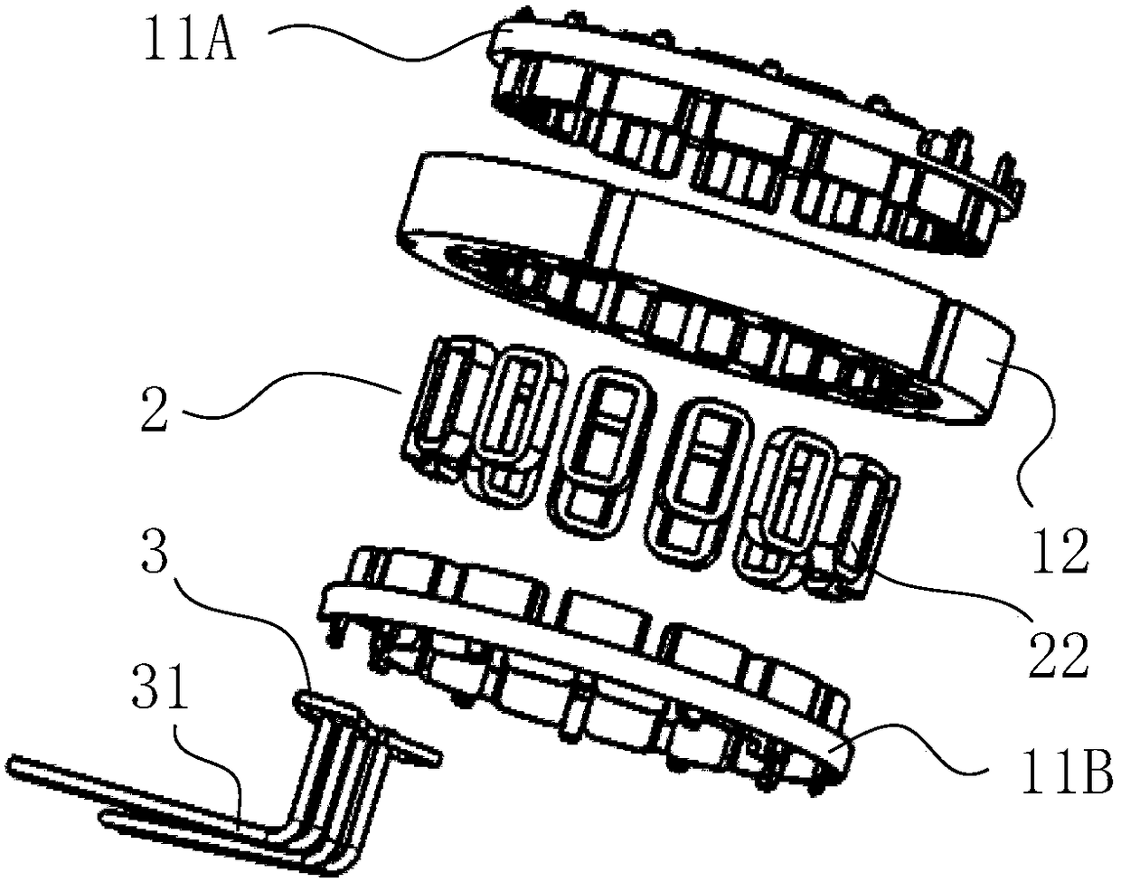 Stator and motor