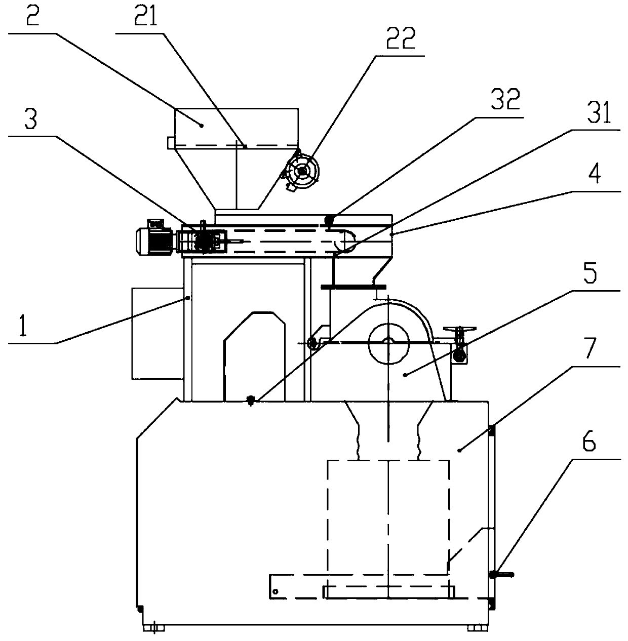 Sample preparation crusher capable of automatically feeding