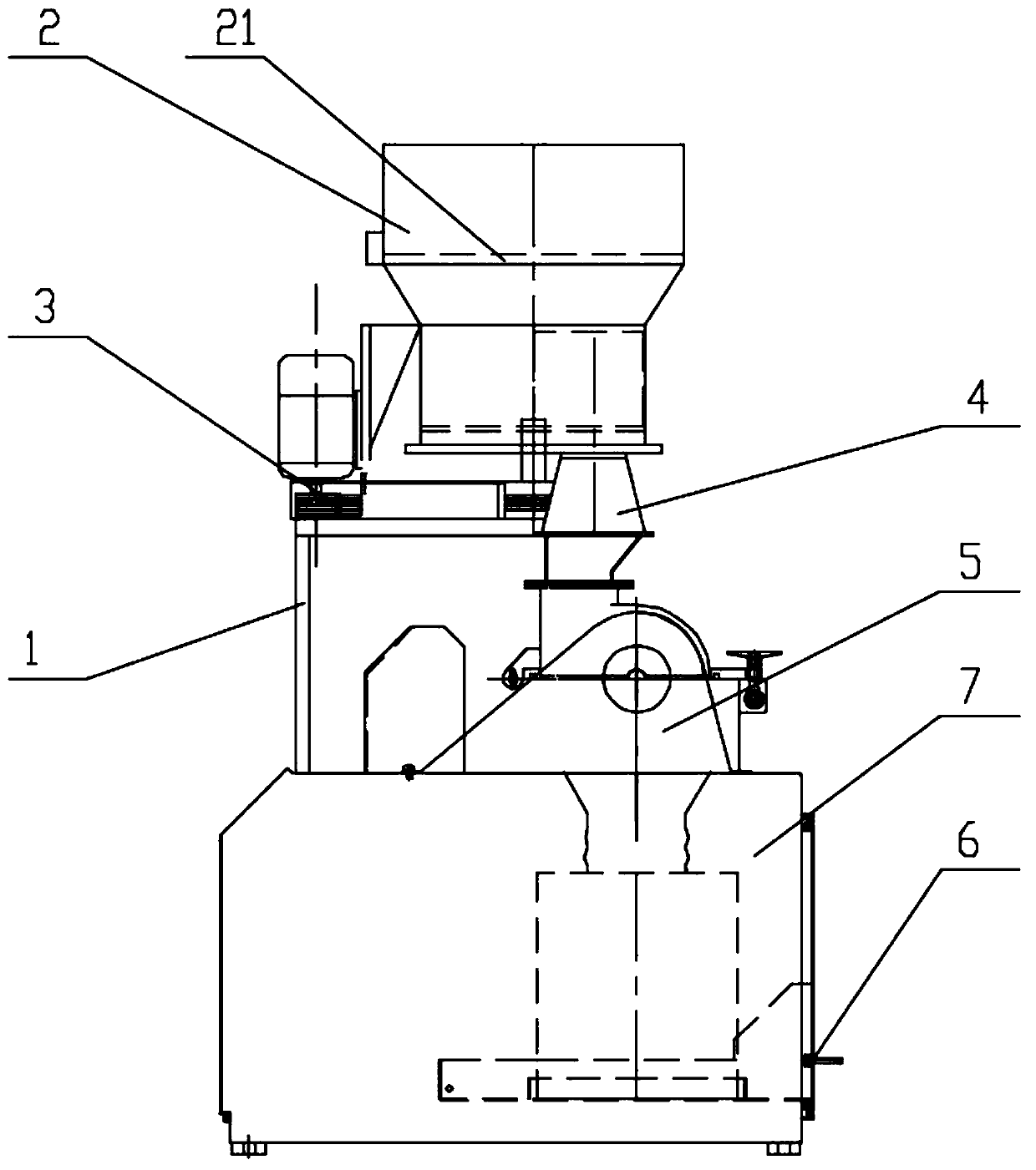 Sample preparation crusher capable of automatically feeding