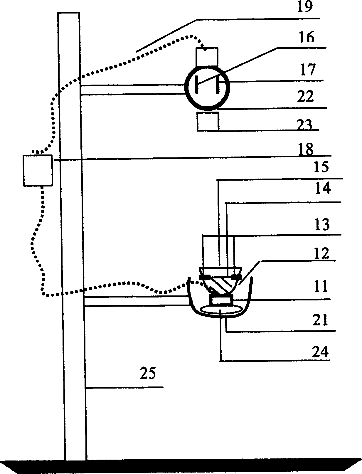 Aerodynamic impedance measuring instrument