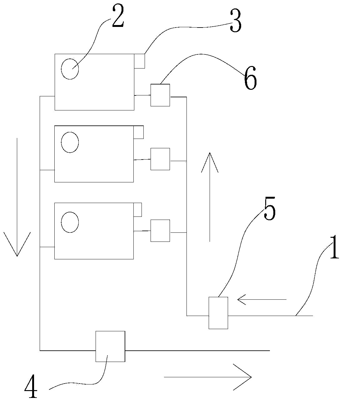 Time-division and temperature-division control system of public building heating measurement