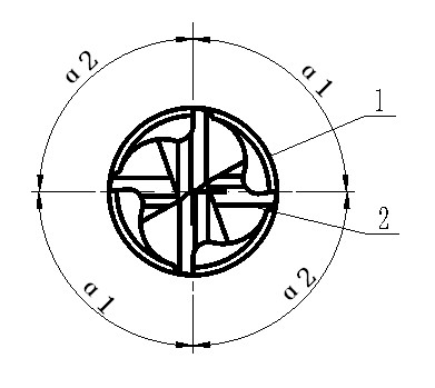 Method for improving working stability of end mill and high-stability end mill