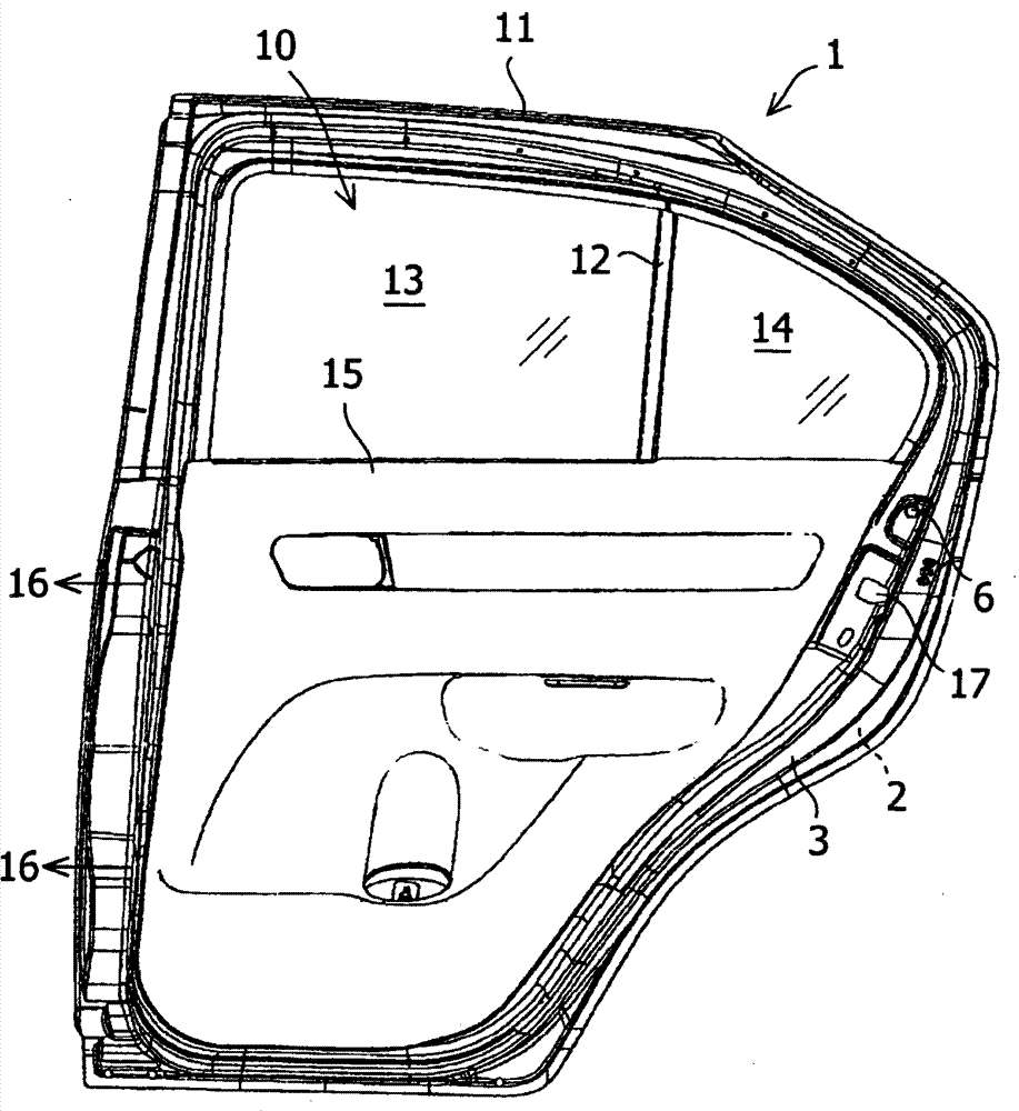 Overtravel preventing structure for car doors