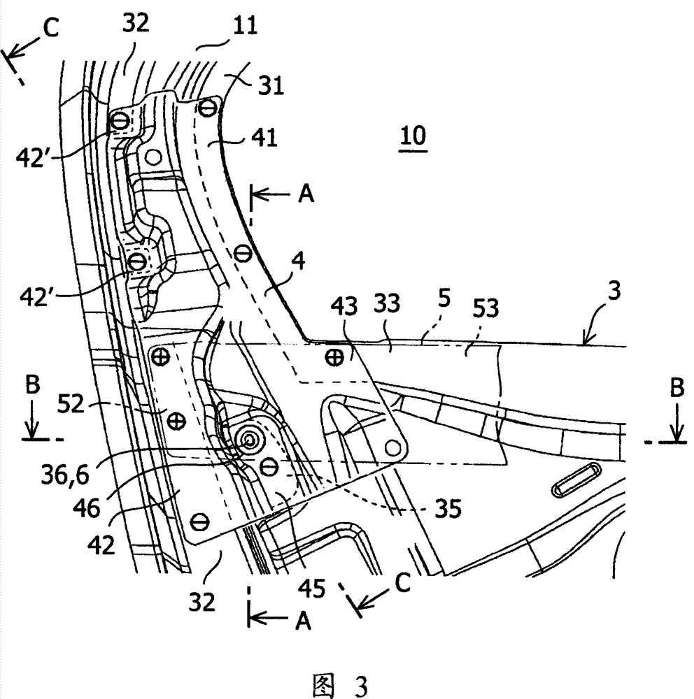 Overtravel preventing structure for car doors