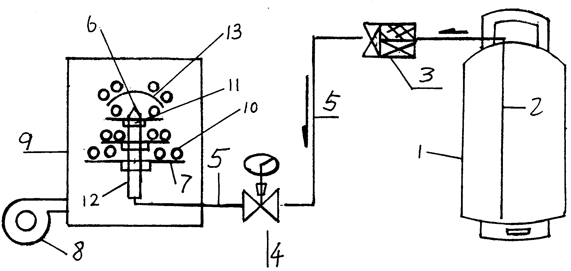 Liquid-fuel cooker