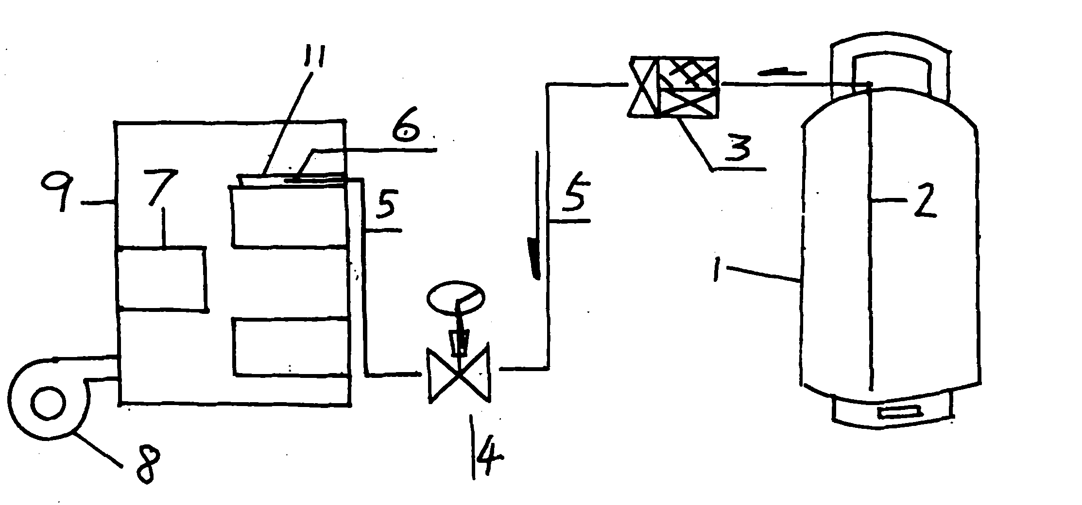 Liquid-fuel cooker