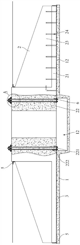 Annular prefabricated assembly beam plate type fan foundation and installation method