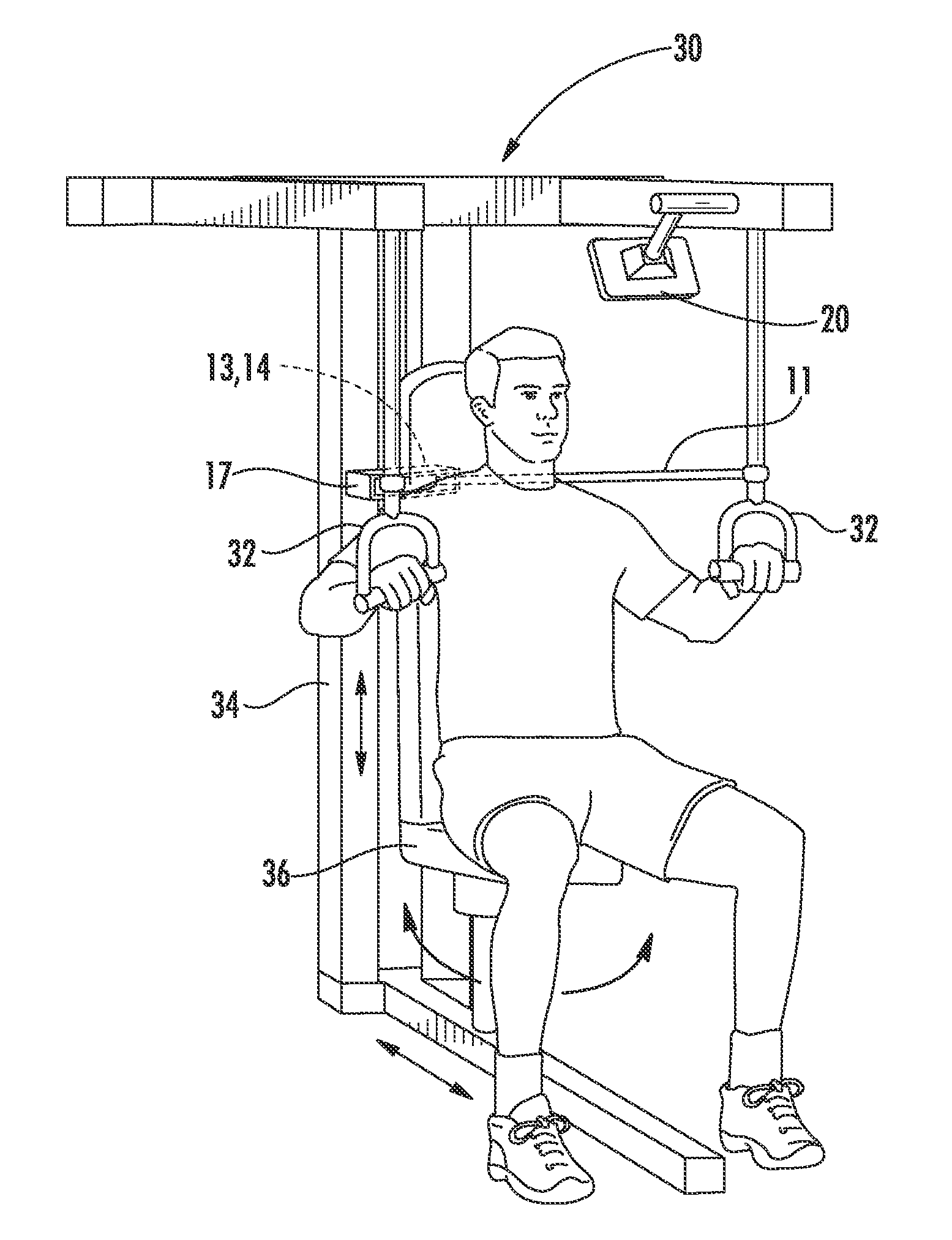 Apparatus and method for counter-resistance exercise