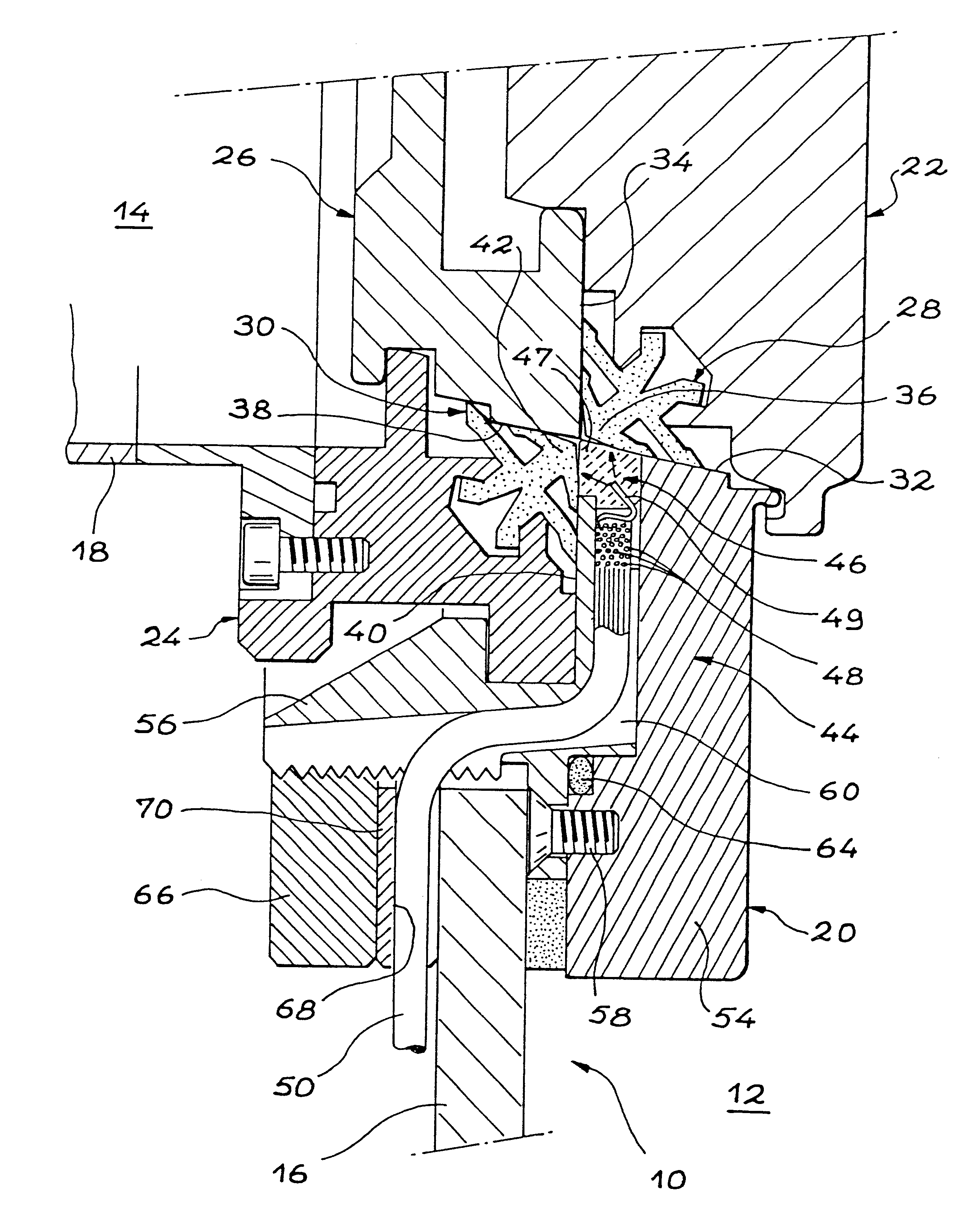 Integrated, decontamination, tight transfer device using ultraviolet radiation