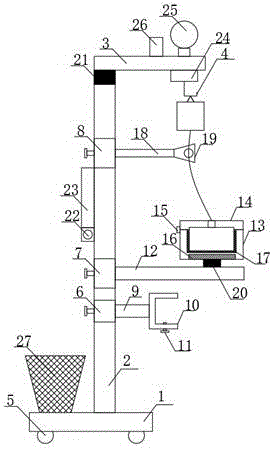 Infusion nursing apparatus for neurology