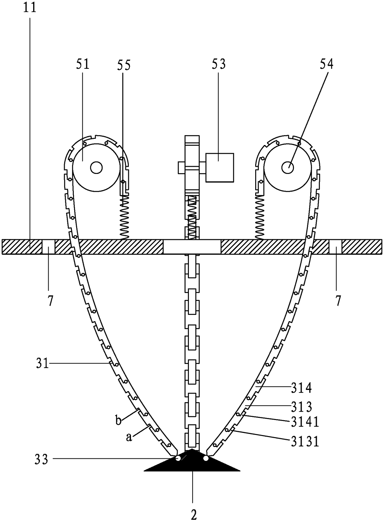 Large-flow adjustable firefighting water-sprinkling sprayer