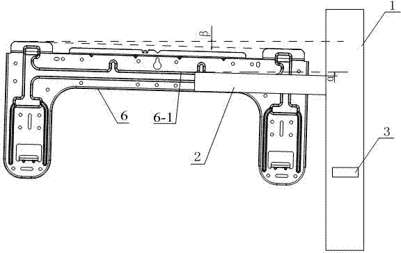 Installation and positioning ruler for wall-mounted panels and installation and positioning methods for wall-mounted panels