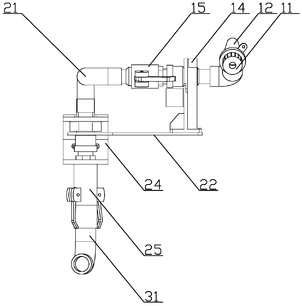 A rotary automatic spraying mechanism