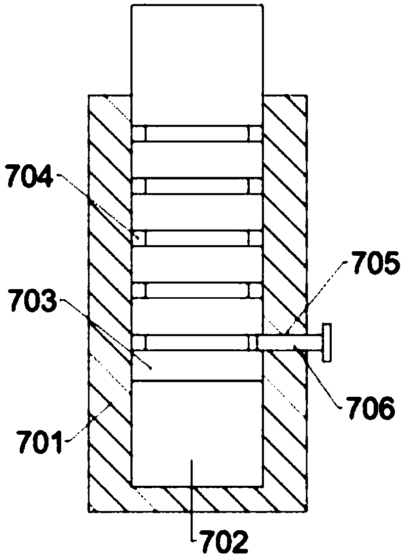 Medical leg nursing equipment based on height step adjusting principle