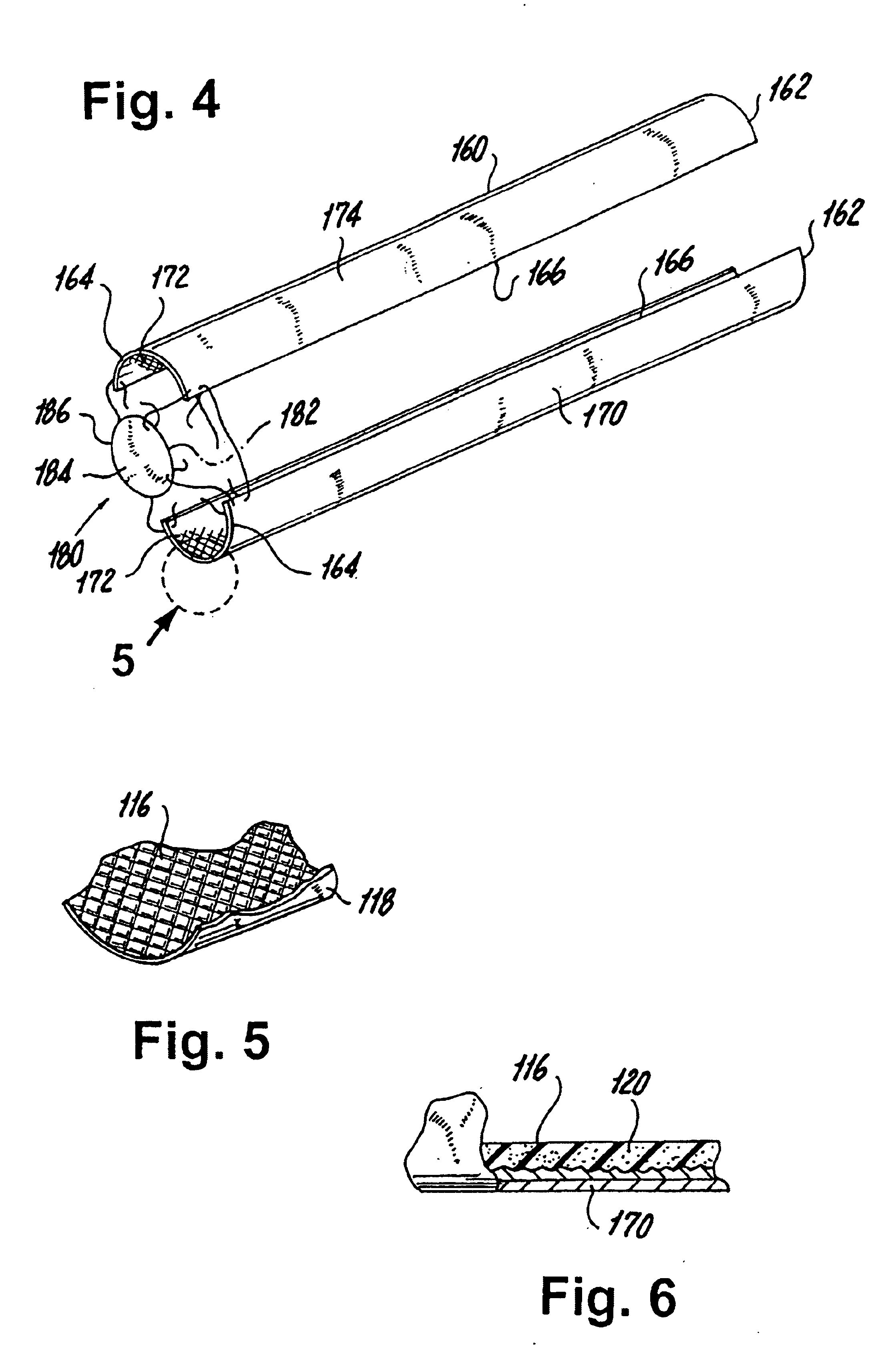 Process for applying a cushion material to an article