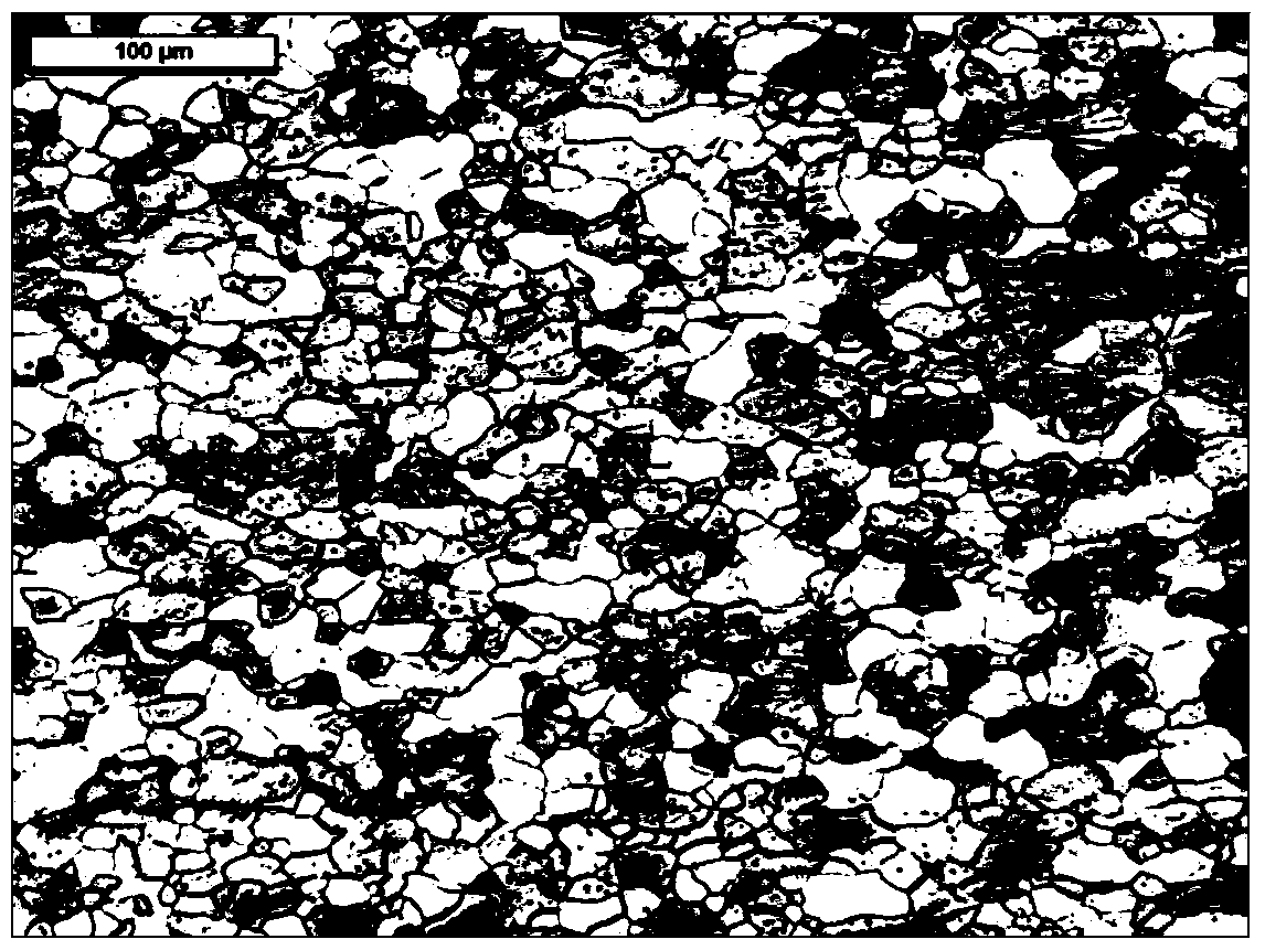 Method for displaying ultralow carbon IF (Interstitial-Free) sheet metallographic structure