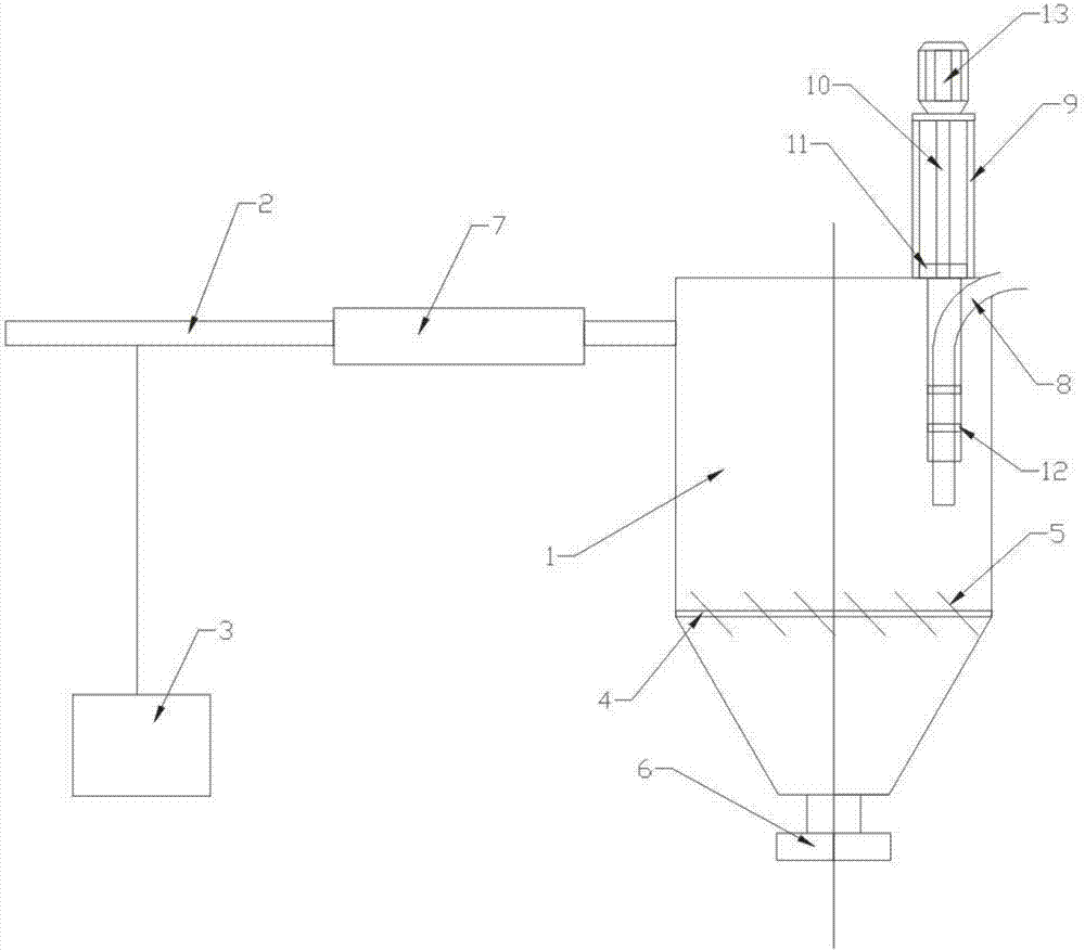 Coagulative precipitation tank