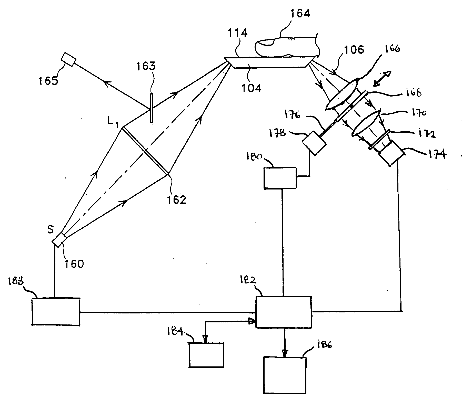 Single detector infrared ATR glucose measurement system