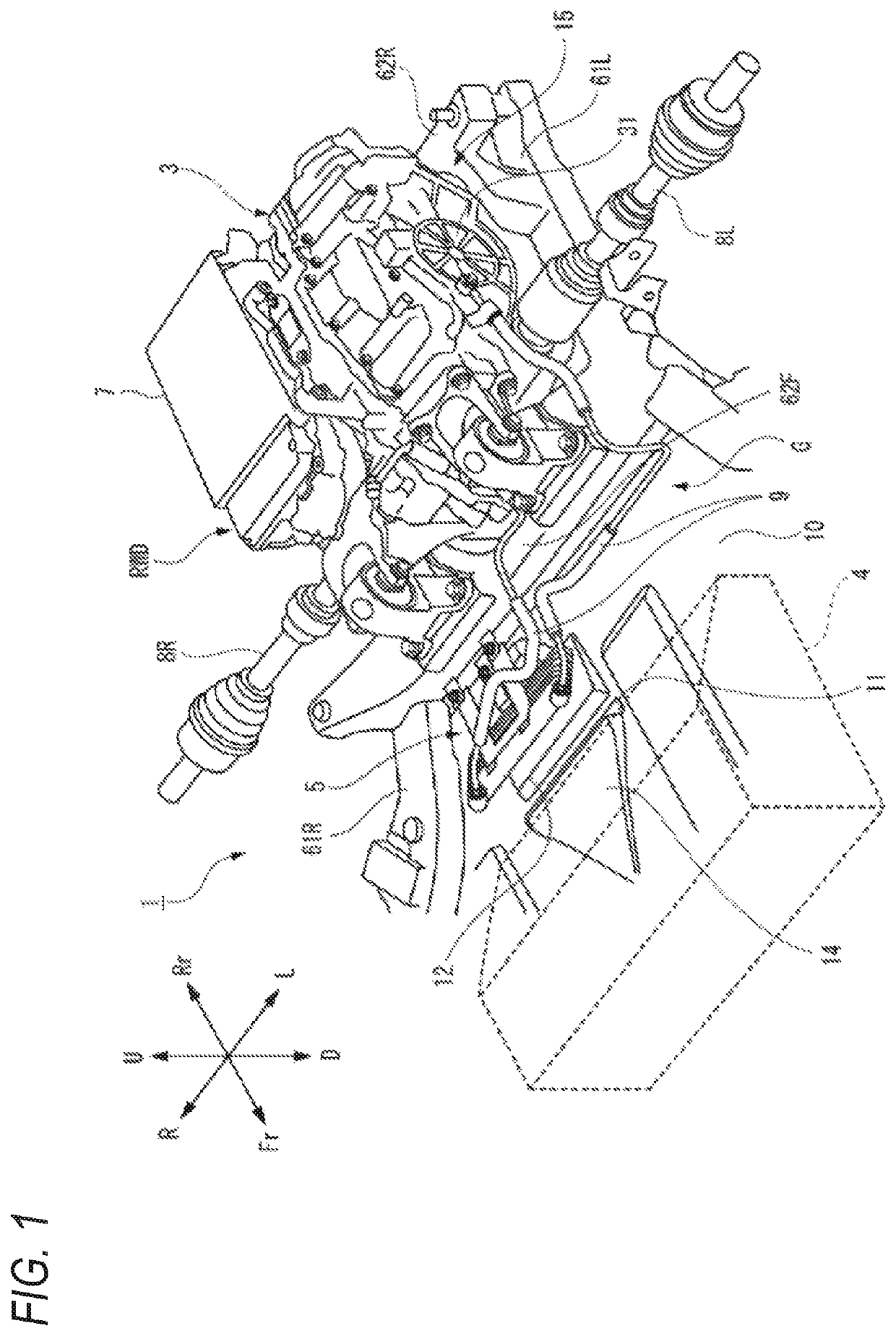 Vehicle having cooling arrangement disposed below floor surface