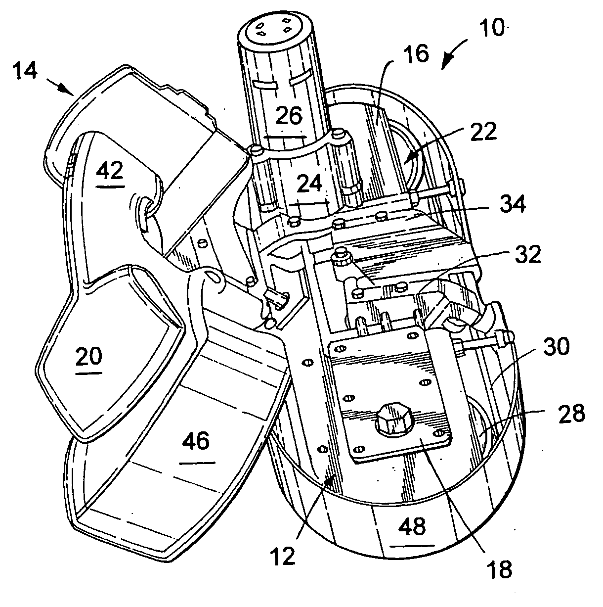 Hand-held band saw