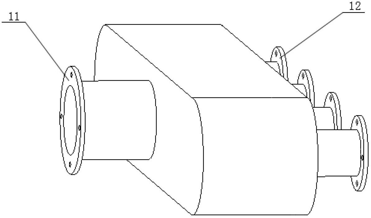 Hydraulic drive continuously variable gas inlet system