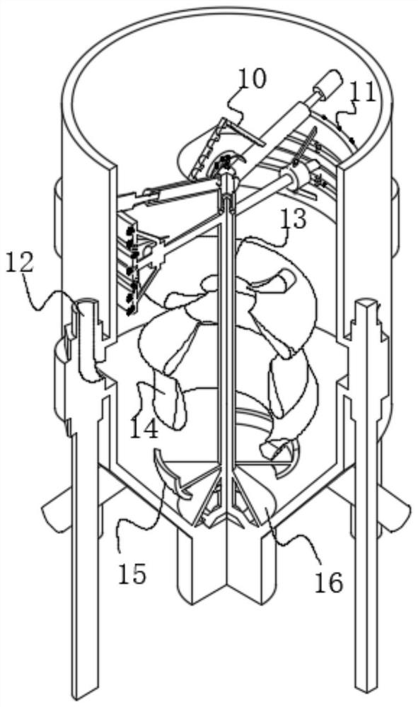 Stirring equipment for cement production